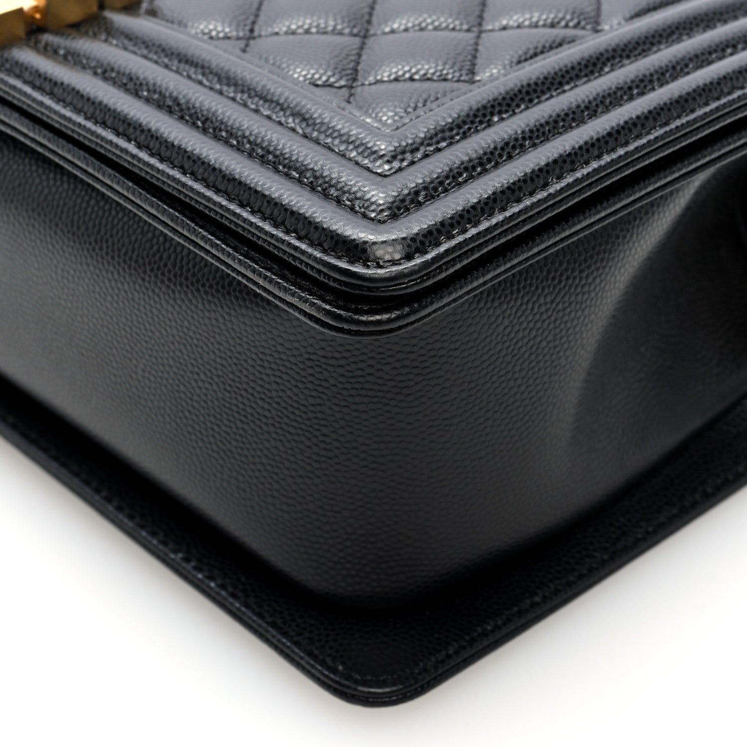 Chanel Caviar Quilted Medium Boy Flap Black 10 of 10
