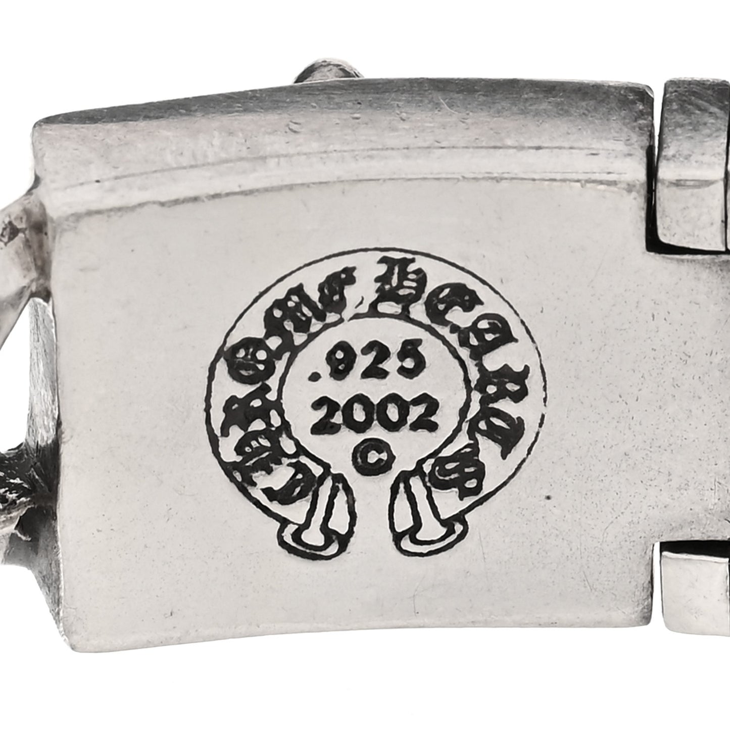 Sterling Silver Cross Box Fancy Link Curb Chain Bracelet