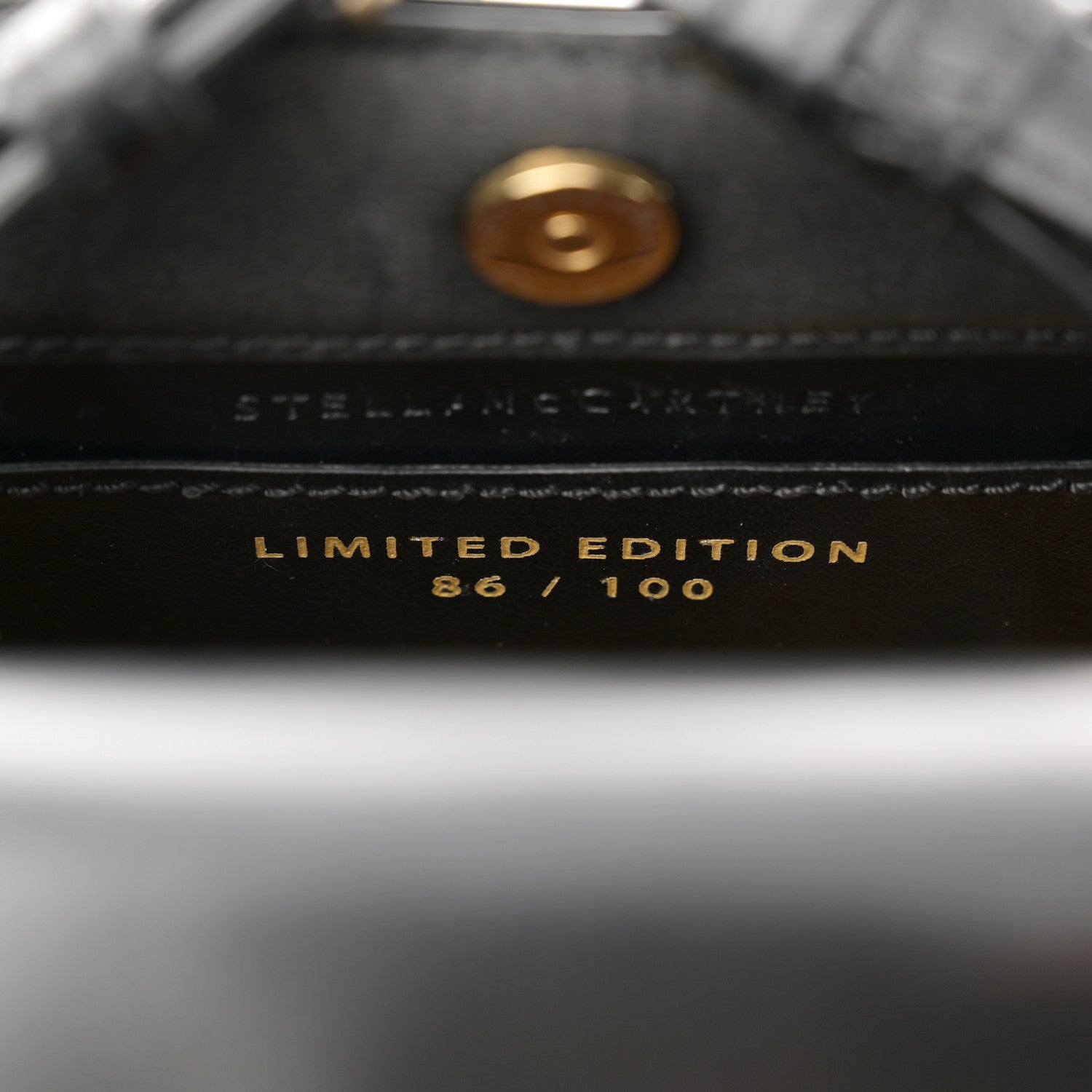 Stella McCartney Eco Alter Nappa Small Frayme Shoulder Bag Black 6 of 9