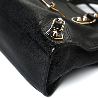 Balenciaga Chevre Gold Metallic Edge Hardware S City Black 10 of 11