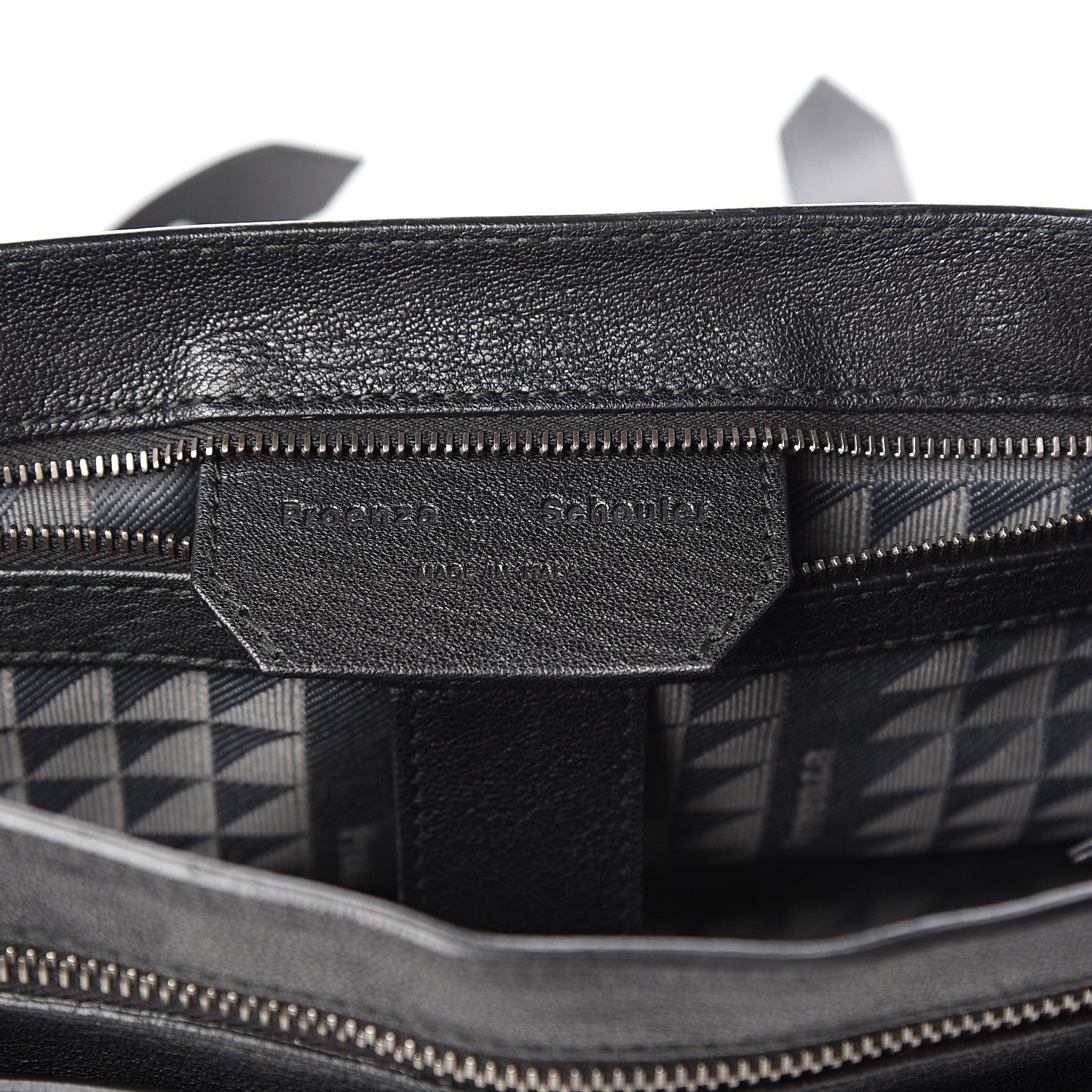 Proenza Schouler Lambskin Medium PS1 Satchel Black 5 of 9