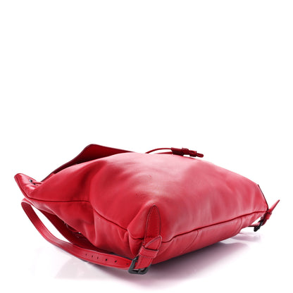 Bottega Veneta Nappa Intrecciato Backpack China Red 4 of 18