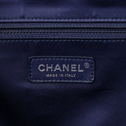 Chanel Tweed Nylon Quilted Astronaut Essentials Backpack Navy 5 of 8