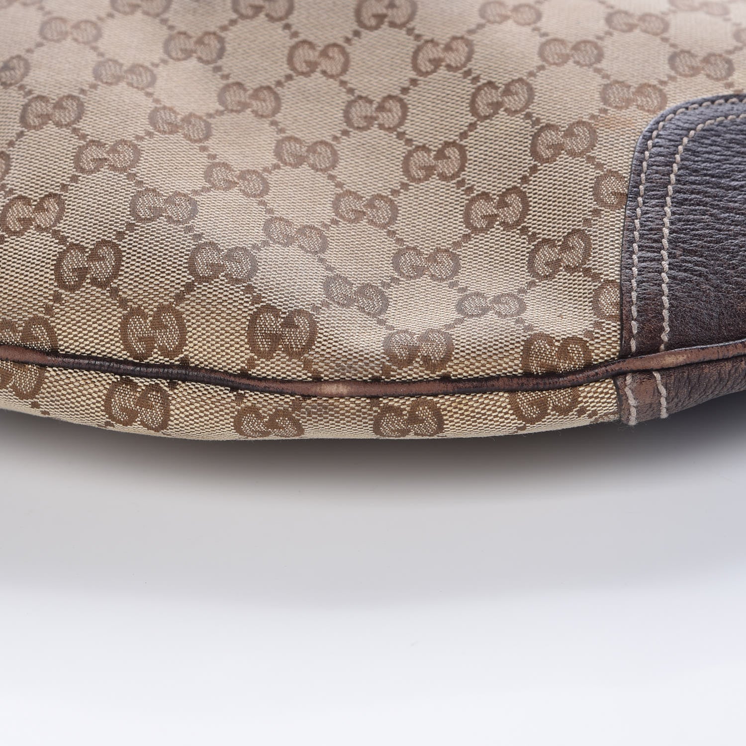 Gucci Monogram Large Princy Hobo Dark Brown 11 of 12