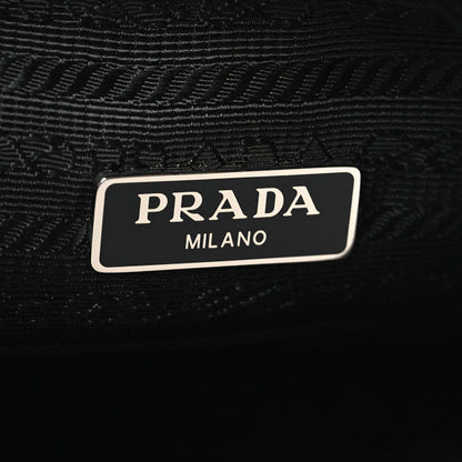 Prada Saffiano Tessuto Nylon Vela Bucket Wristlet Black 7 of 8