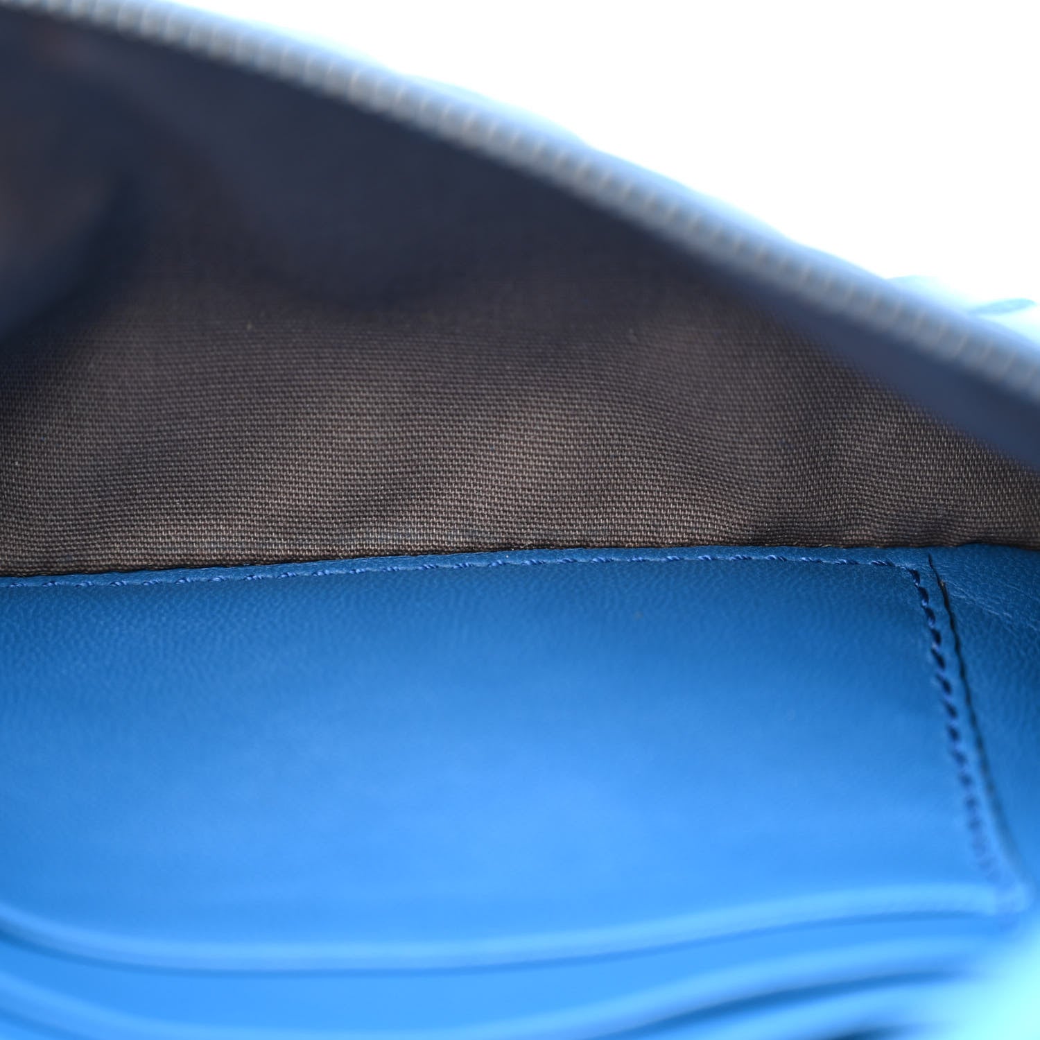 Bottega Veneta Nappa Intrecciato Small Chain Crossbody Blue 6 of 15