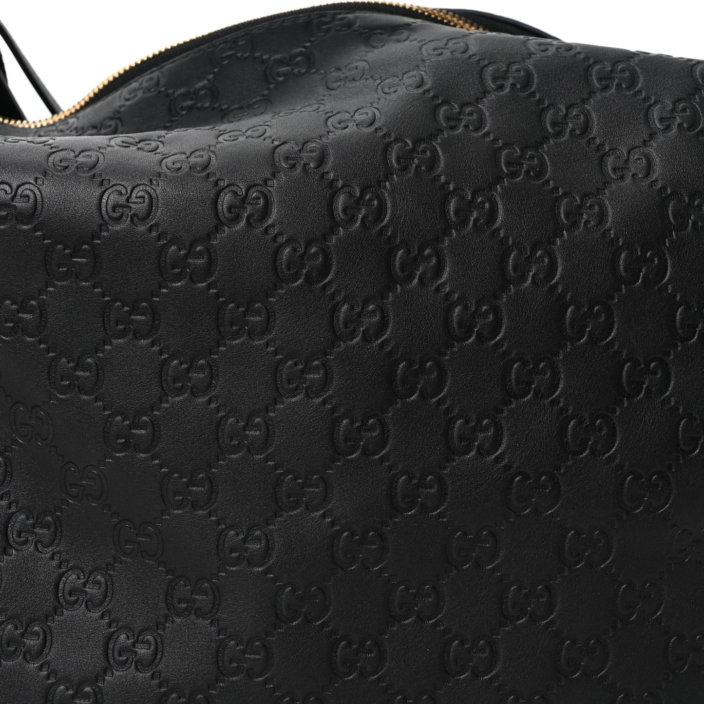 Guccissima Signature Large Linea A Hobo Black