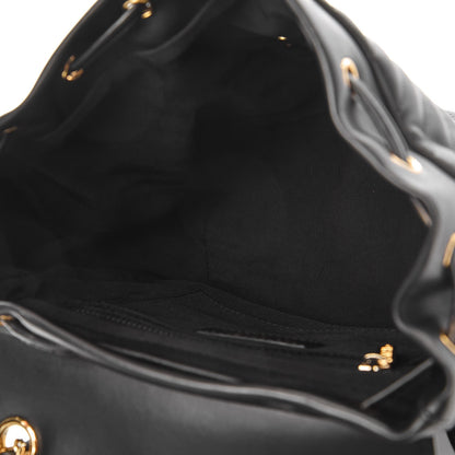 Chanel Calfskin Chevron Quilted Small Urban Spirit Backpack Black 5 of 7