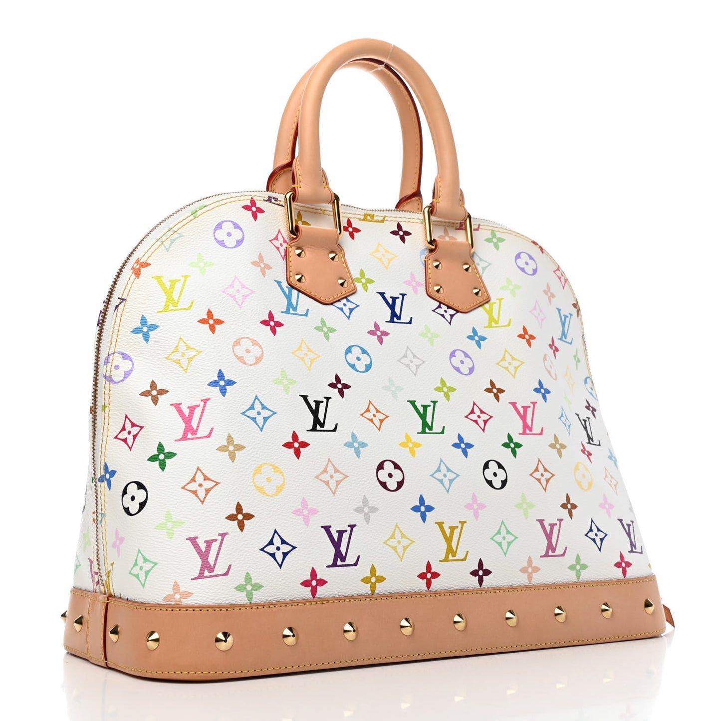 Monogram Multicolor Alma GM White