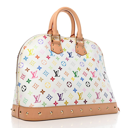Louis Vuitton Monogram Multicolor Alma GM White 2 of 4