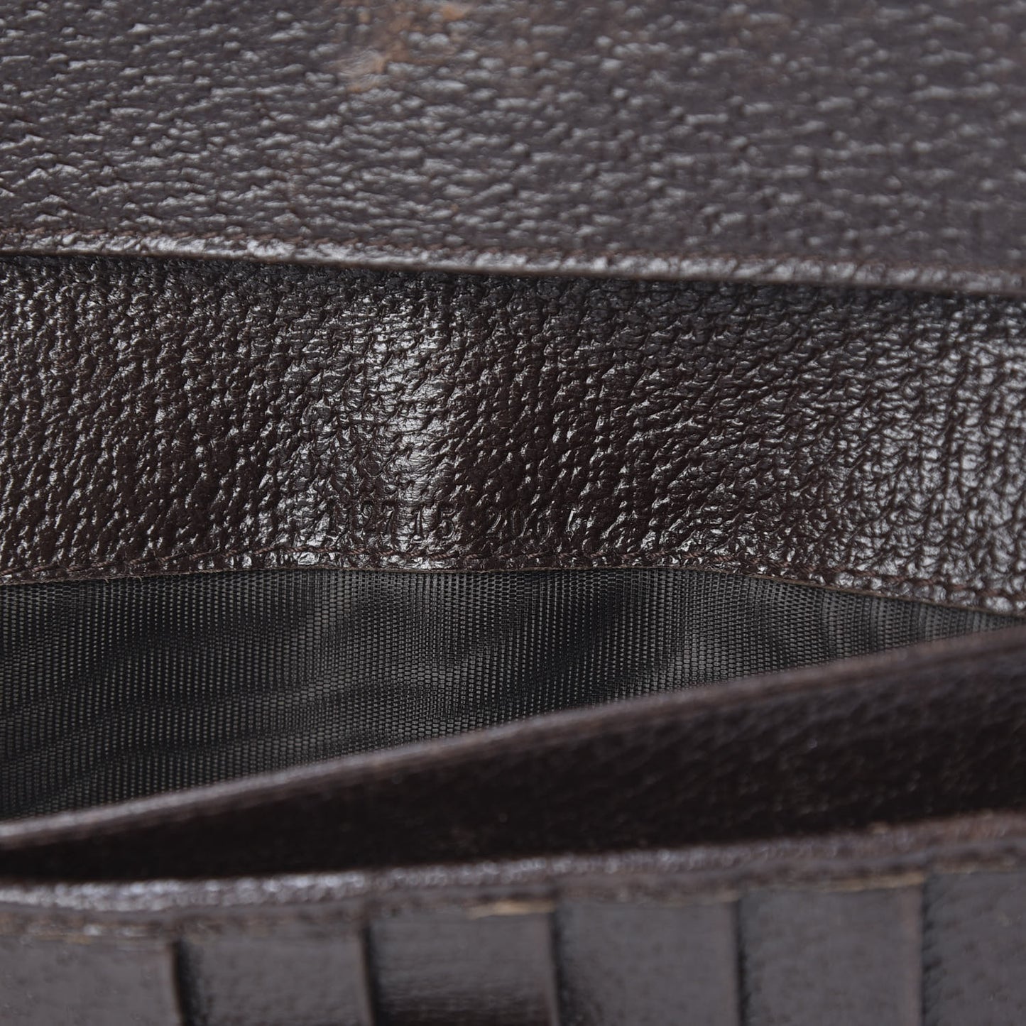 Monogram Metal Bar Continental Flap Wallet Beige Ebony Dark Brown