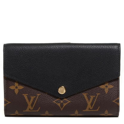 Louis Vuitton Monogram Pallas Compact Wallet Black 1 of 8