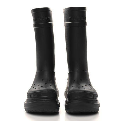 Balenciaga X CROCS Rubber Womens Rain Boots 41 Black 2 of 6