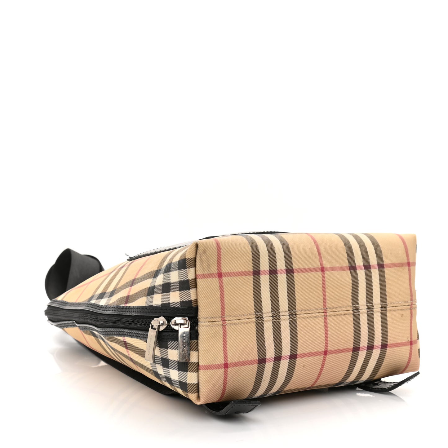 Canvas House Check Backpack Black