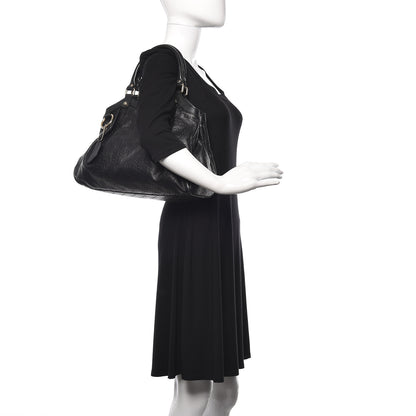 Gucci Guccissima Medium Sukey Tote Black 2 of 15