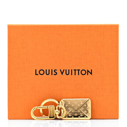 Louis Vuitton Love Note Envelope Bag Charm Key Holder Gold 4 of 4