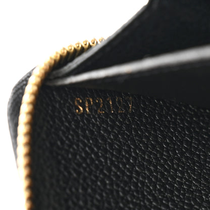 Louis Vuitton Empreinte Clemence Wallet Black 7 of 9