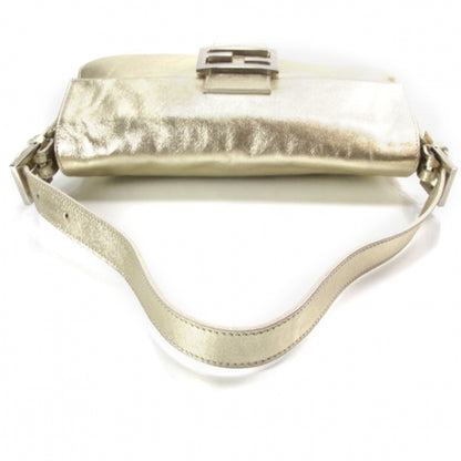 Fendi Metallic Calfskin Baguette Gold 6 of 15