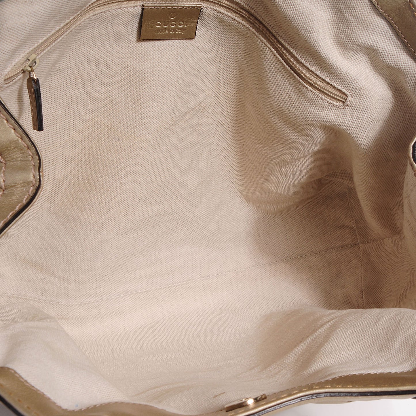 Guccissima Medium Sukey Tote Champagne