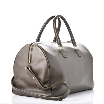 Saint Laurent Calfskin Classic Duffle 12 Earth 4 of 12