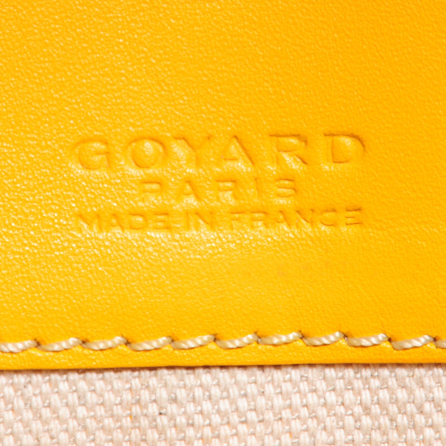 Goyard Goyardine Saint Louis GM Yellow 9 of 9