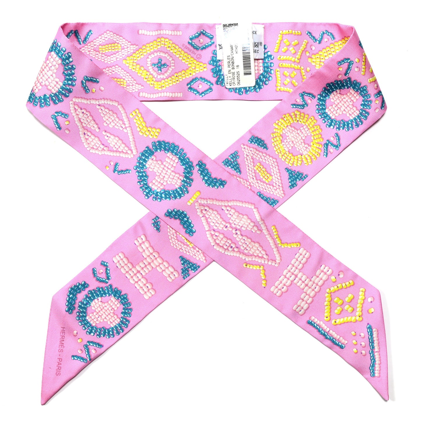 Silk Kelly En Perles Twilly Rose Bonbon Canard