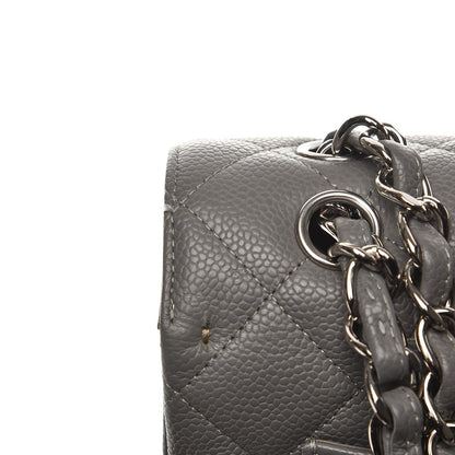 Chanel Caviar Quilted Maxi Single Flap Grey 12 of 14