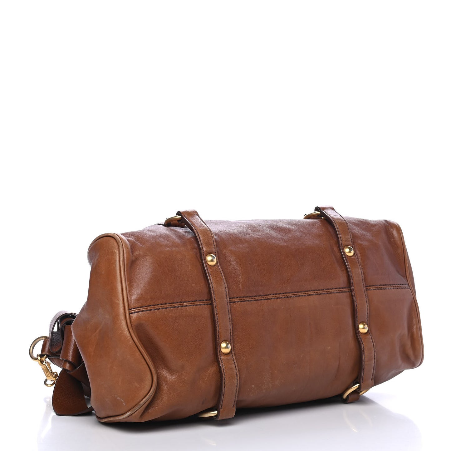 Vitello Lux Bow Bag Brown