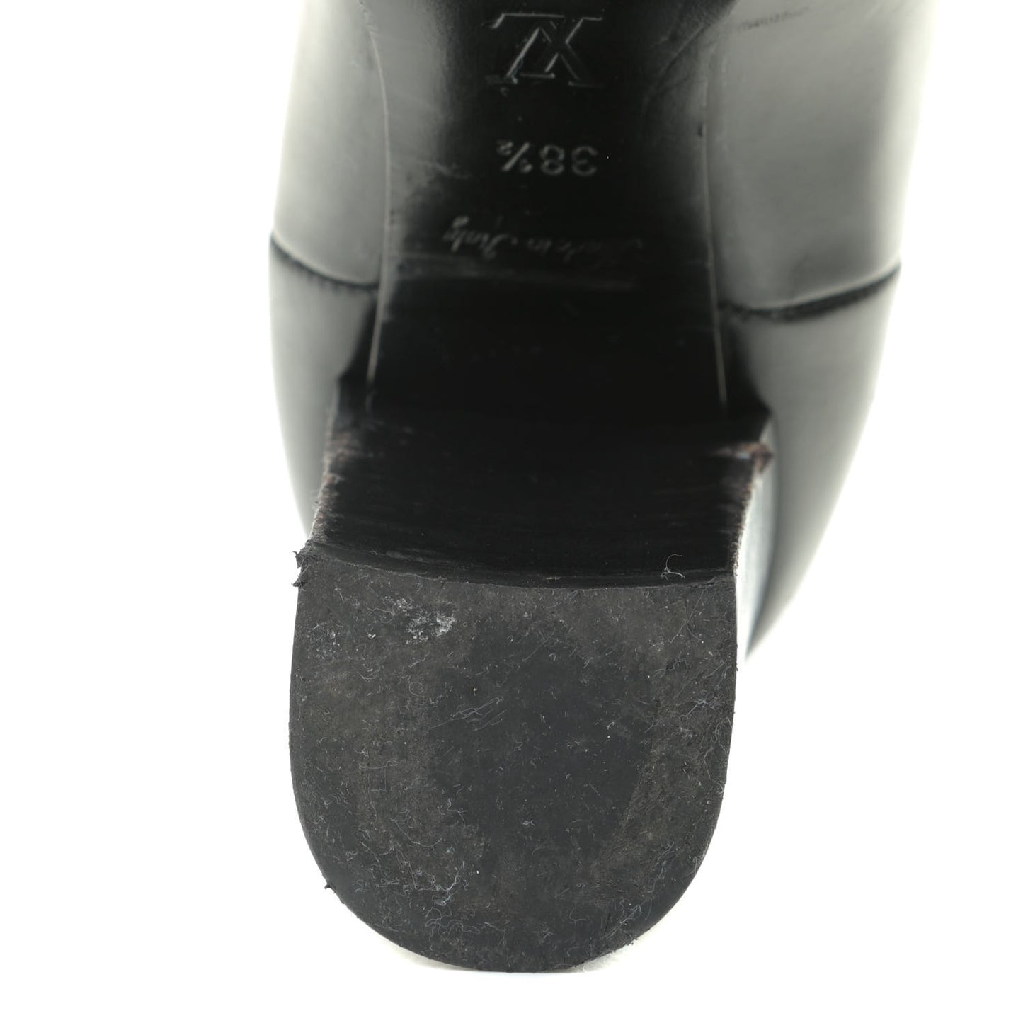 Calfskin Monogram Star Trail Chelsea Ankle Boots 38.5 Black