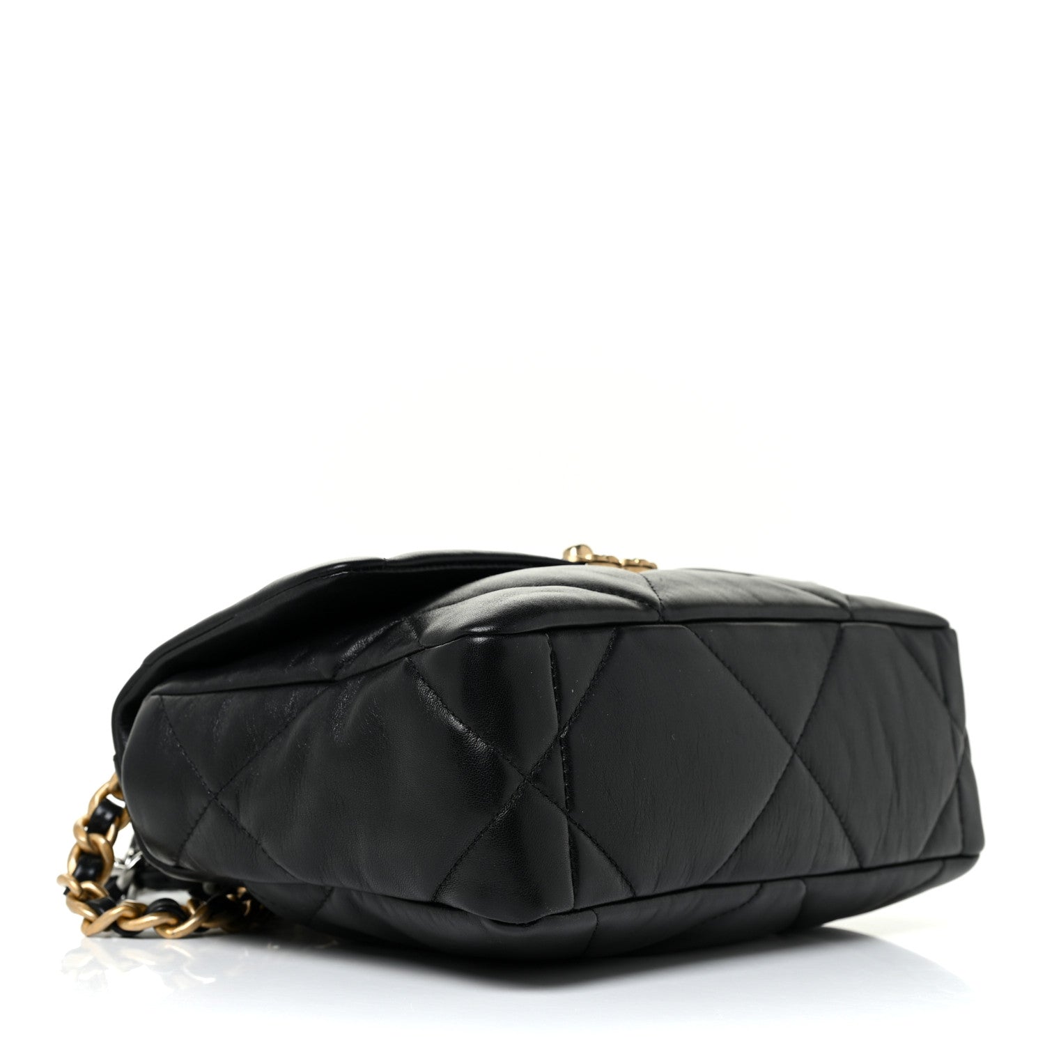 Chanel Lambskin Quilted Medium Chanel 19 Flap Black 4 of 13