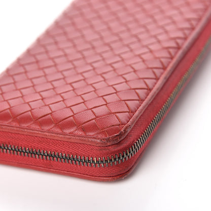 Bottega Veneta Nappa Intrecciato Zip Around Wallet 9 of 16