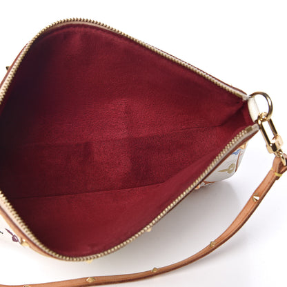 Louis Vuitton Monogram Multicolor Pochette Accessories White 5 of 12