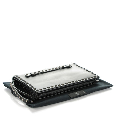 Valentino Garavani Nappa Rockstud Wristlet Clutch Black 4 of 7