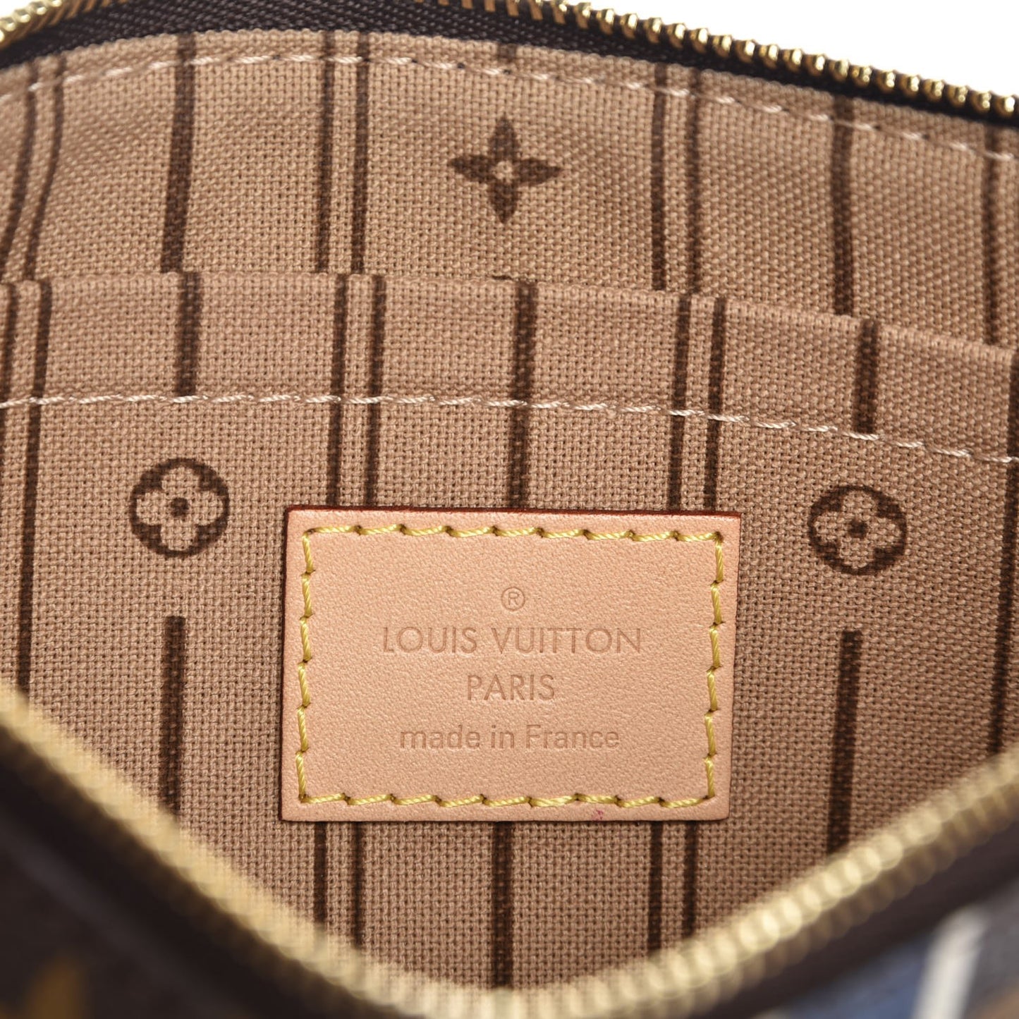 Monogram My LV Heritage Neverfull MM GM Pochette Blue Marine White