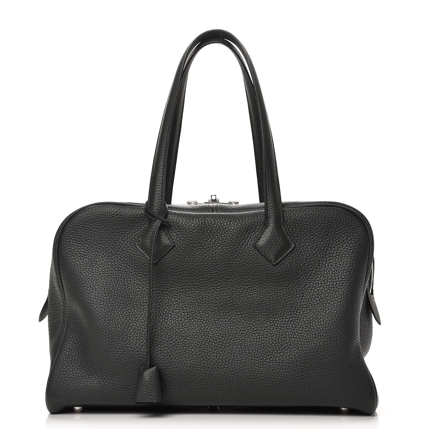Hermes Taurillon Clemence Victoria II 35 Vert Fonce 1 of 9