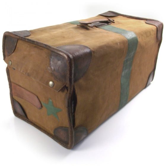 Antique Shoe Trunk - Canvas Cover