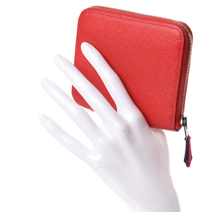 Hermes Epsom Silk'in Compact Wallet Bougainvillea 2 of 7