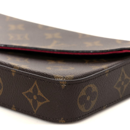 Louis Vuitton Monogram Pochette Felicie Chain Wallet Fuchsia 16 of 16