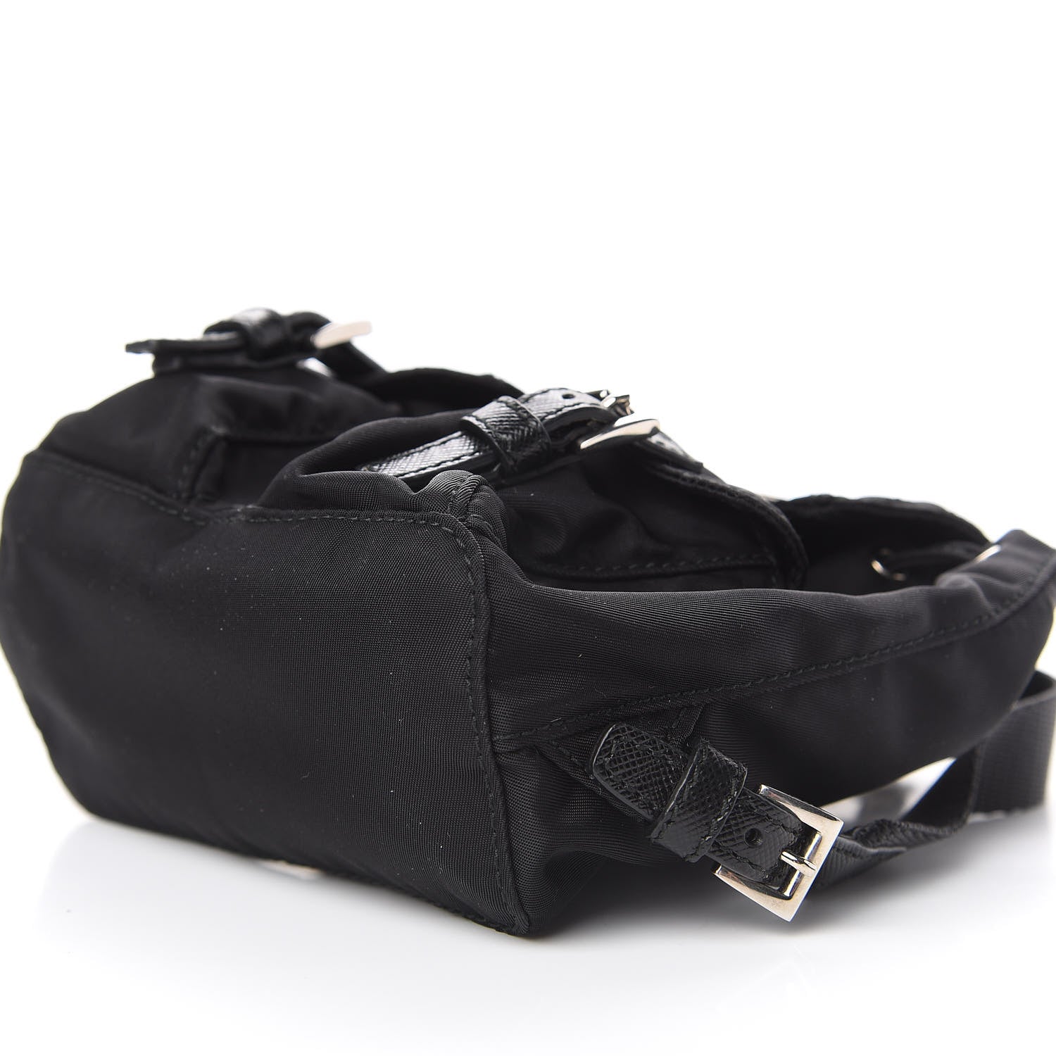 Prada Nylon Vela Mini Crossbody Backpack Black 7 of 12