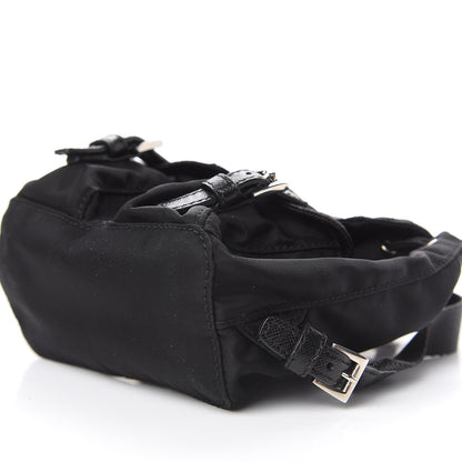 Prada Nylon Vela Mini Crossbody Backpack Black 7 of 12