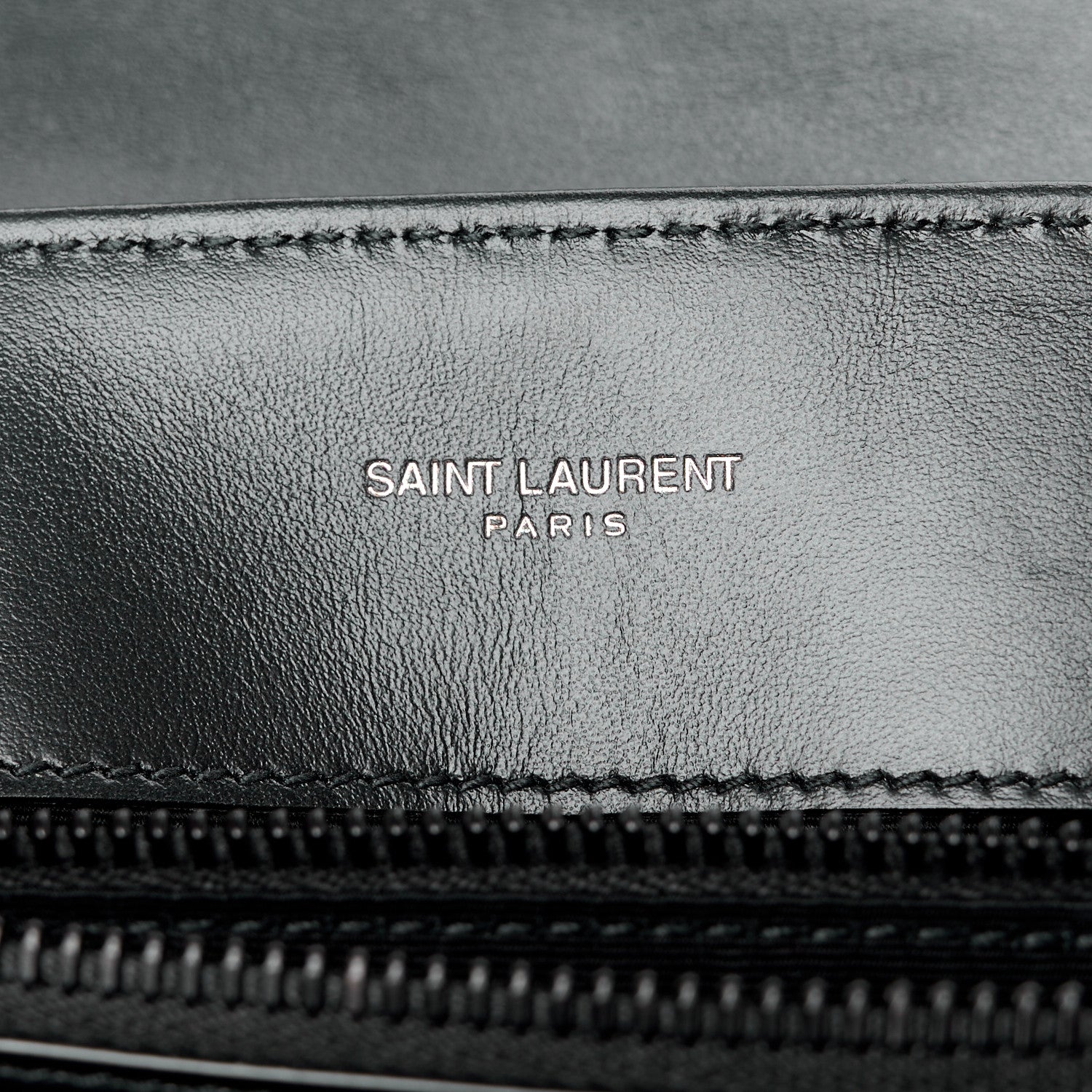 Saint Laurent Calfskin Y Quilted Monogram Monochrome Medium Loulou Chain Satchel Black 6 of 11