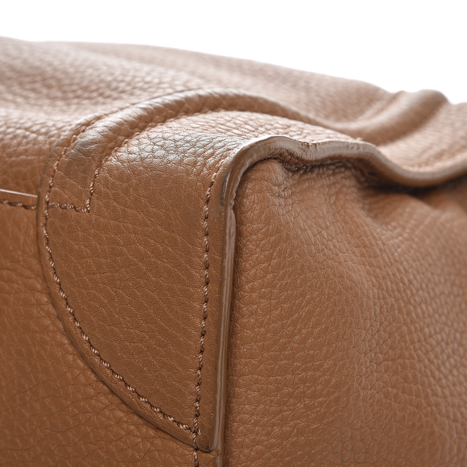 Celine Pebbled Calfskin Mini Luggage Camel 12 of 16