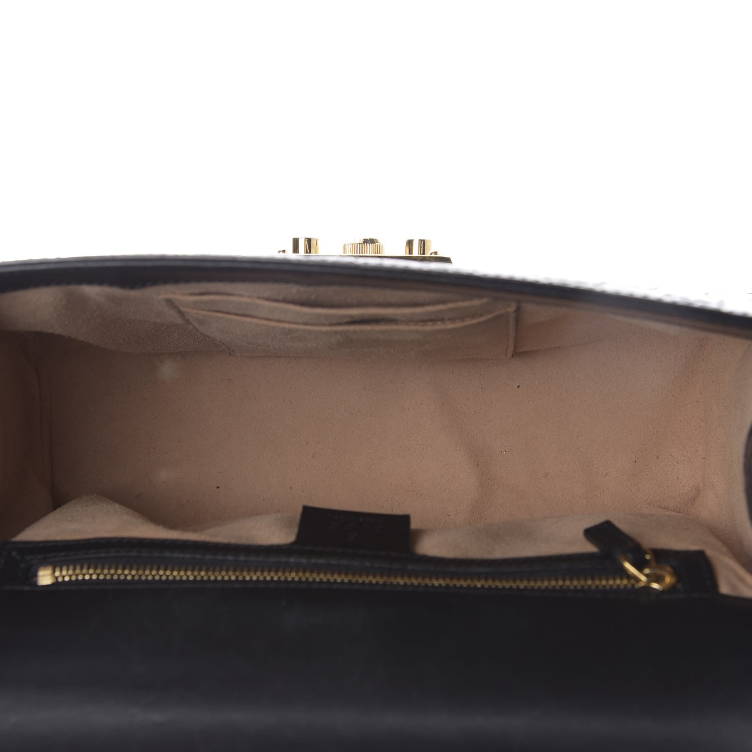 Gucci Guccissima Medium Padlock Shoulder Bag Black 4 of 10