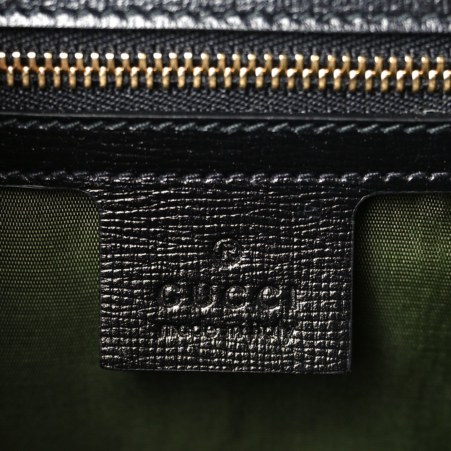 Textured Calfskin Small Torchon GG Ring Shoulder Bag Black