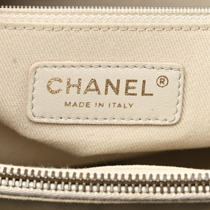 Chanel Calfskin Large Retro Girl Shopping Tote Black 7 of 15