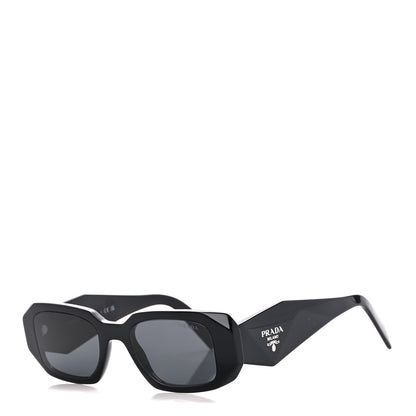 Prada Acetate Symbole Sunglasses SPR 17W Black 1 of 8