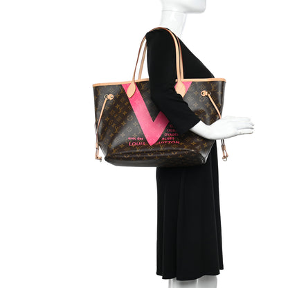 Louis Vuitton Monogram V Neverfull MM Grenade 2 of 10