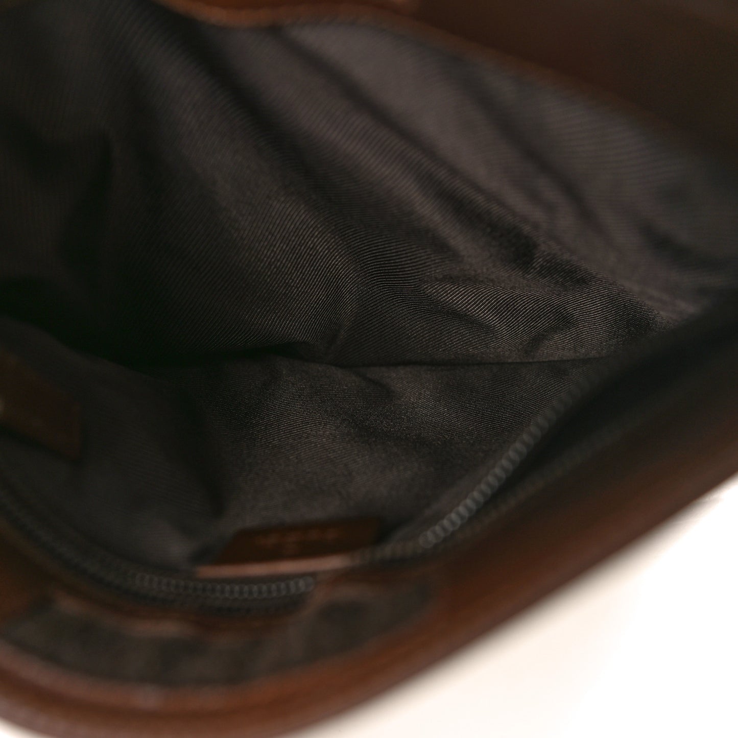 Monogram Messenger Crossbody Bag Dark Brown