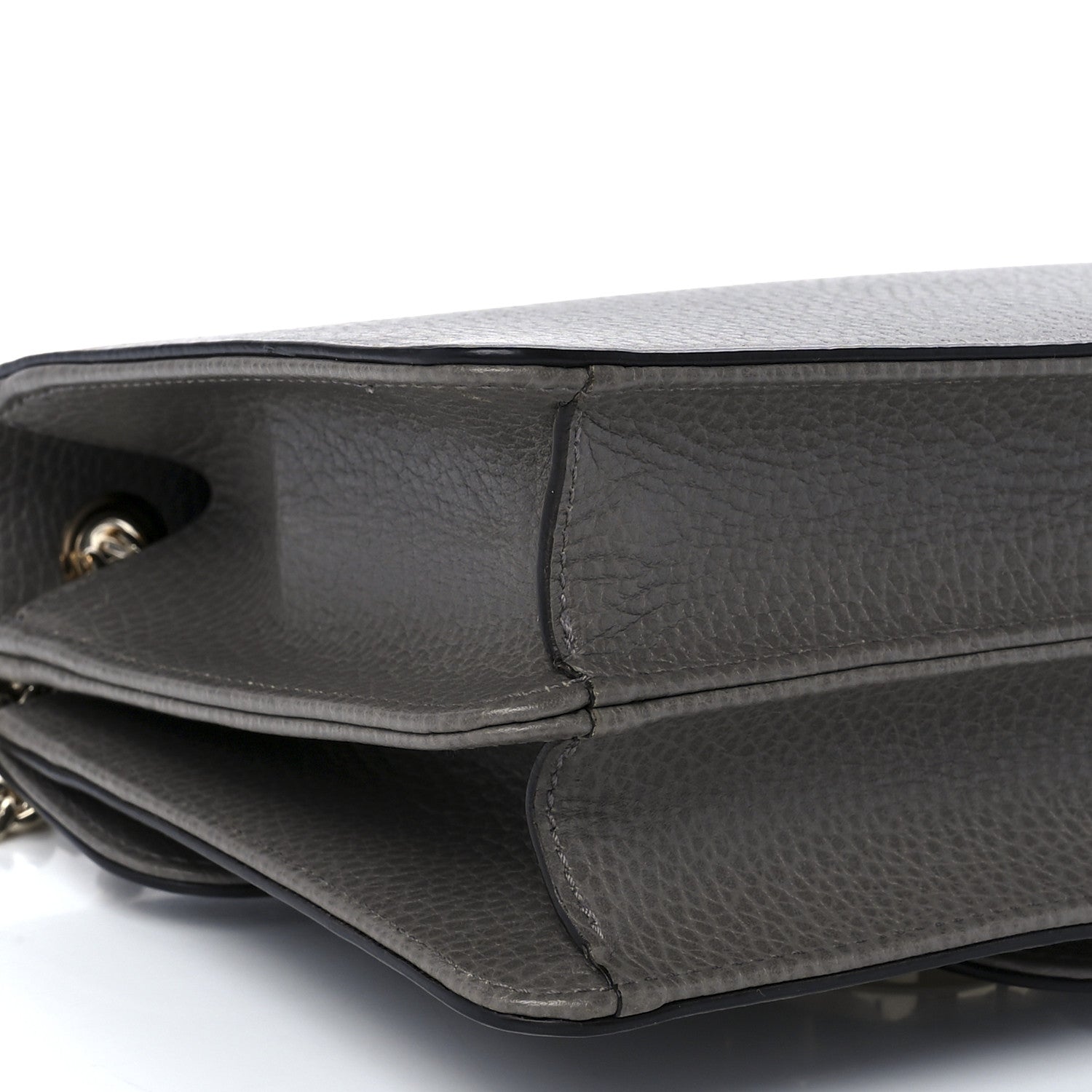 Gucci Dollar Calfskin Small Interlocking G Shoulder Bag Loess 11 of 12