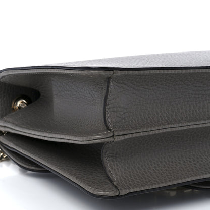 Gucci Dollar Calfskin Small Interlocking G Shoulder Bag Loess 11 of 12